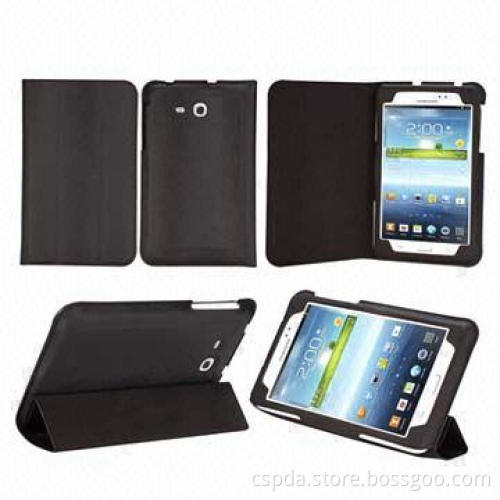 Super Slim 3-fold Leather Stand Case for Samsung Galaxy Tab 3 (7.0) Lite TBD 7"